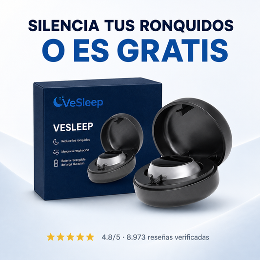 VeSleep Pro: elimina ronquidos y apnea del sueño.