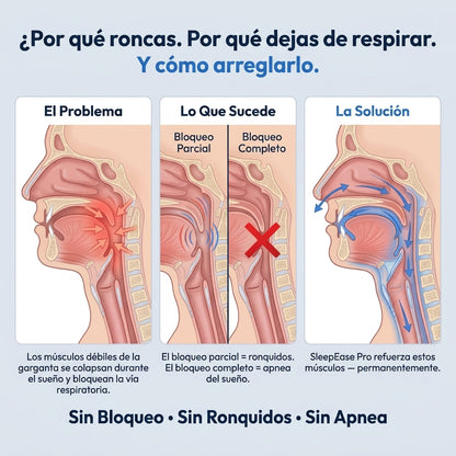 VeSleep Pro: elimina ronquidos y apnea del sueño.
